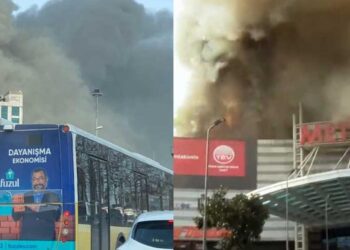 Τουρκία: Μεγάλη φωτιά σε εμπορικό κέντρο στην Κωνσταντινούπολη (video)