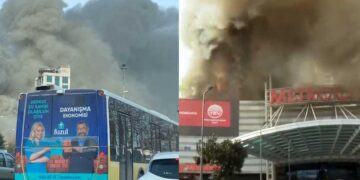 Alldaynews.gr Τουρκία: Μεγάλη φωτιά σε εμπορικό κέντρο στην Κωνσταντινούπολη (video)