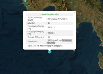 Σεισμός Λακωνία