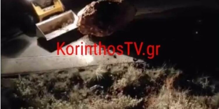 Alldaynews.gr Πτώση βράχων στην Αθηνών – Κορίνθου, στην Κακιά Σκάλα – Κλειστό το ρεύμα προς Αθήνα