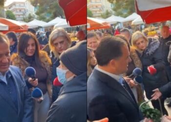 Επικός διάλογος σε λαϊκή με Άδωνι και γιαγιά για τις τιμές: «Ε, τι 105 ευρώ μόνο για τα πράσα;» (video)