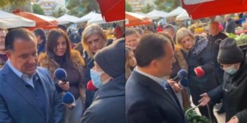 Επικός διάλογος σε λαϊκή με Άδωνι και γιαγιά για τις τιμές: «Ε, τι 105 ευρώ μόνο για τα πράσα;» (video)