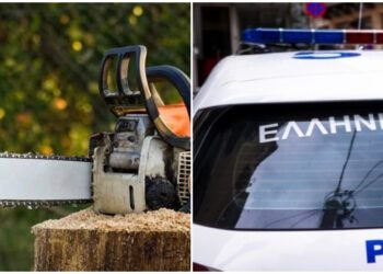 Πήγε να σφάξει με αλυσοπρίονο εργαζόμενη στον δήμο σε εργασίες σε πλατεία – Κρύφτηκε σε διπλανό σπίτι
