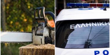 Πήγε να σφάξει με αλυσοπρίονο εργαζόμενη στον δήμο σε εργασίες σε πλατεία – Κρύφτηκε σε διπλανό σπίτι