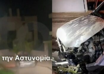 Βίντεο ντοκουμέντο με πολίτες που καταδίωξαν κλέφτες: Το αμάξι καρφώθηκε σε τοίχο και δύο άνδρες άρχισαν να τρέχουν