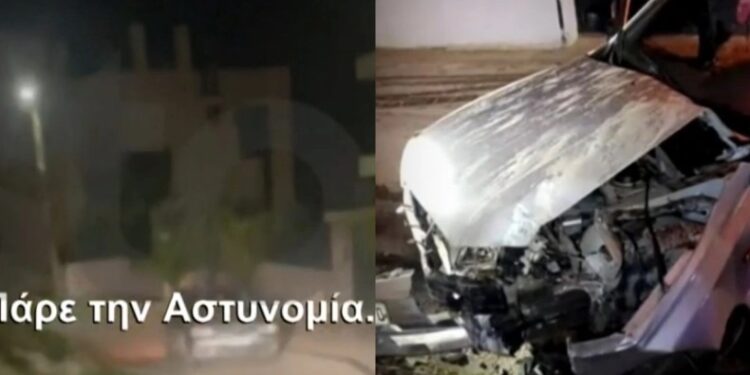 Alldaynews.gr Βίντεο ντοκουμέντο με πολίτες που καταδίωξαν κλέφτες: Το αμάξι καρφώθηκε σε τοίχο και δύο άνδρες άρχισαν να τρέχουν