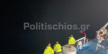 Κρατούμενος έπεσε στη θάλασσα από το Νήσος Σάμος ανοιχτά των Ψαρών (φωτο, video)