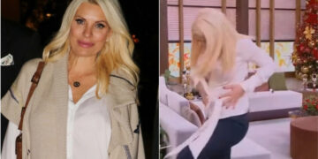 Alldaynews.gr Τα είδαν όλα στην Ελένη Μενεγάκη: Άνοιξε το πουκάμισό της ζωντανά (video)