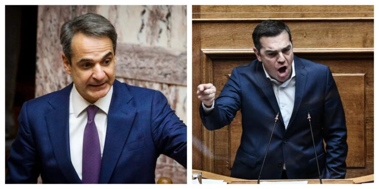 Χαμός στη Βουλή! «Δεν ντρέπεσαι που παρακολουθούσες τον αρχηγό ΓΕΕΘΑ;» φώναζε ο Τσίπρας στον Μητσοτάκη