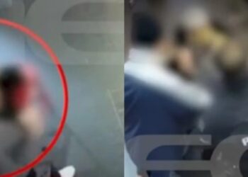 Καρέ-καρέ η στιγμή που ο αστυνομικός σώζει την γυναίκα στην Κοζάνη, η οποία παραλίγο να πνιγεί με σουβλάκι (video)