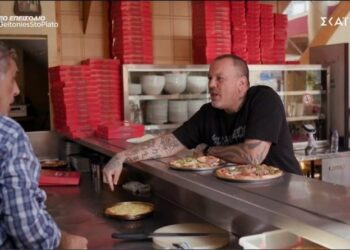 Τρελάθηκε ο Σκαρμούτσος με μαγαζατορα στον Κορυδαλλό που είναι Παναθηναϊκός: «Και γιατί να μην το λέω;» (video)