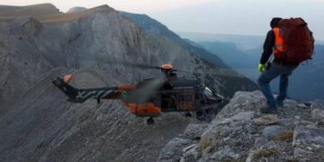 Alldaynews.gr Τραγωδία στον Όλυμπο: Ανασύρθηκε από βάθος 600 μέτρων ο Νεκρός ορειβάτης