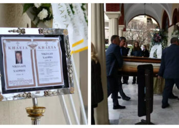 Alldaynews.gr Τραγωδία στη Ρουμανία: Θρήνος στην κηδεία του Νίκου Χλόψιου που σκοτώθηκε στο τροχαίο στο Βουκουρέστι