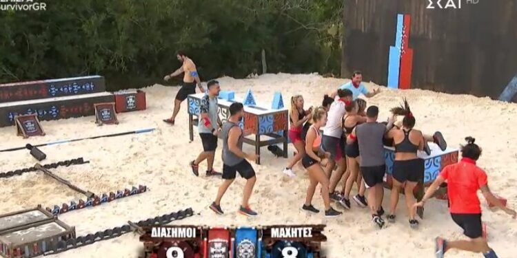 Alldaynews.gr Survivor: Η Κόκκινη ομάδα κέρδισε το πρώτο αγώνισμα – Έξαλλοι πανηγυρισμοί