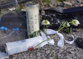 Σπαραγμός: «Καλό Παράδεισο Νικόλα μου…» – Η αφιέρωση στα συντρίμμια της μηχανής του 29χρονου[photos]