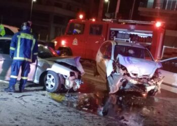 Σοβαρό τροχαίο στη Θεσσαλονίκη: Τρεις τραυματίες