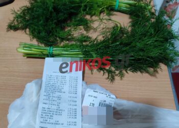 «Ζαλίζει» η ακρίβεια: 2,70 ευρώ για δύο ματσάκια άνηθο σε μεγάλη αλυσίδα super market (φωτο)