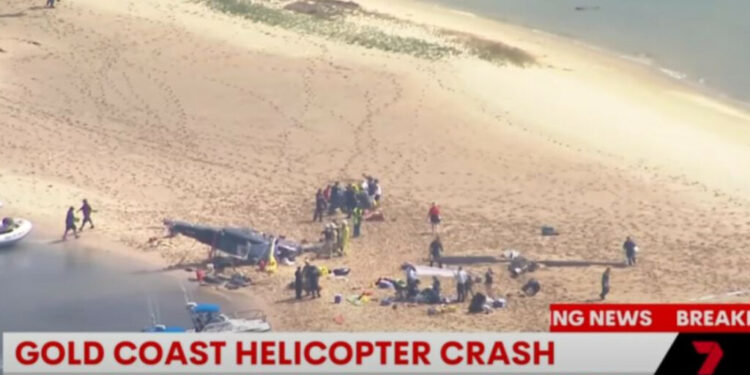 Alldaynews.gr Αυστραλία: Τέσσερις νεκροί μετά από σύγκρουση δύο ελικοπτέρων στον αέρα