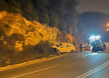 Τραγωδία στην Καβάλα: Ένας νεκρός κι ένας τραυματίας σε μετωπική σύγκρουση δύο αυτοκινήτων