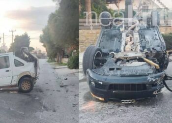 Τροχαίο στην Κρήτη: Τούμπαρε αυτοκίνητο  -Σώος ο νεαρός οδηγός