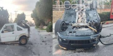 Τροχαίο στην Κρήτη: Τούμπαρε αυτοκίνητο  -Σώος ο νεαρός οδηγός