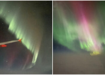 Πιλότος άλλαξε τη διαδρομή για να δείξει στους επιβάτες το βόρειο σέλας