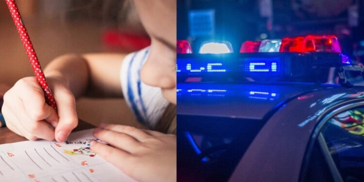 Alldaynews.gr Γυναίκα συνελήφθη αφού η κόρη της έγραψε στην έκθεση: «Η μητέρα μου τράβηξε το όπλο στον πατέρα»