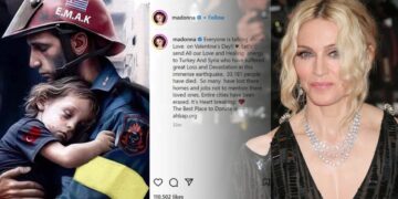 Alldaynews.gr Η Μαντόνα ανέβασε στο Instagram την αφίσα για τη βοήθεια της ΕΜΑΚ στους σεισμόπληκτους της Τουρκίας