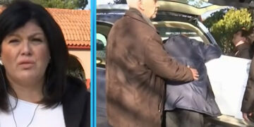 Alldaynews.gr Συντετριμμένη η Μαίρη Παναγάκου: Σε κλίμα οδύνης η κηδεία του γιου της, το σπαρακτικό «αντίο»