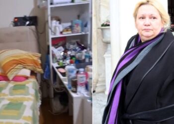 Η Καίτη Φίνου δείχνει το μέρος που μένει μετά την οικονομική της κατάρρευση