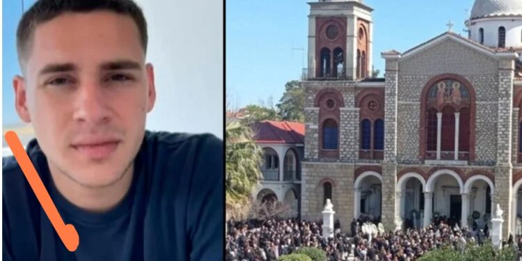 Alldaynews.gr Τέμπη: Θρήνος στην κηδεία του 20χρονου Τάσου στην Καρδίτσα (φωτό & video)