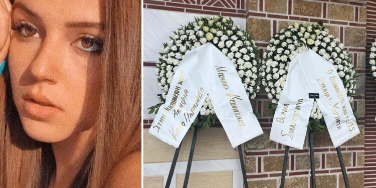 Alldaynews.gr Τέμπη: Θρήνος στην κηδεία της 20χρονης Φραντζέσκας με την «αγγελική» φωνή