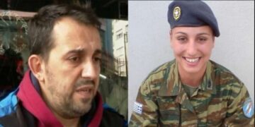 «Αφήνεις δυο μωρά ορφανά να κλαίνε μέσα στη νύχτα»: Συγκλονίζει ο σύζυγος της στρατιωτικού που σκοτώθηκε στα Τέμπη