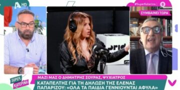 Alldaynews.gr «Όχι κυρία μου! Κάτι σαύρες γεννιούνται άφυλες! Τραγουδήστε μόνο» – Απίστευτο ξέσπασμα του Σούρα κατά της Παπαρίζου
