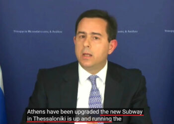 Αδιανόητο: Ο Μηταράκης είπε ψέματα στο BBC ότι το Μετρό της Θεσσαλονίκης λειτουργεί