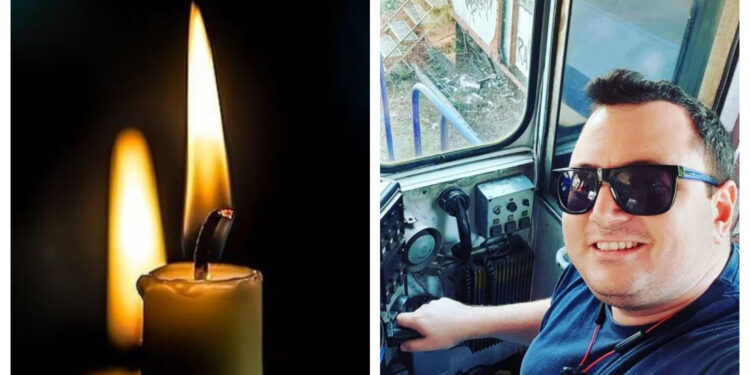 Θρήνος για τον 35χρονο μηχανοδηγό Σπύρο Βούλγαρη-Ήταν μέσα στη μοιραία αμαξοστοιχία