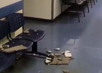 Εικόνες εγκατάλειψης στο Νοσοκομείο Ρίου: Πλημμύρισε από τα νερά και έπεσε η ψευδοροφή