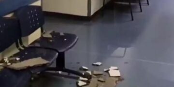 Εικόνες εγκατάλειψης στο Νοσοκομείο Ρίου: Πλημμύρισε από τα νερά και έπεσε η ψευδοροφή