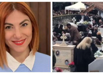 Θρήνος στην κηδεία της Σοφίας – Ειρήνης που σκοτώθηκε στα Τέμπη[video]