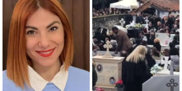 Θρήνος στην κηδεία της Σοφίας – Ειρήνης που σκοτώθηκε στα Τέμπη[video]
