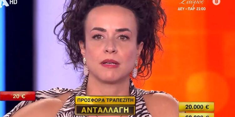 Χαμός στο Deal!  Eίχε τις 60.000 στο κουτί της και δείτε τι έγινε!![video]