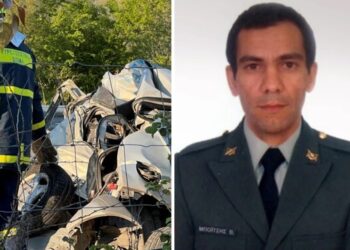 Θρήνος για τον 38χρονο Λοχία που σκοτώθηκε στα Τρίκαλα μαζί με τη σύζυγό του