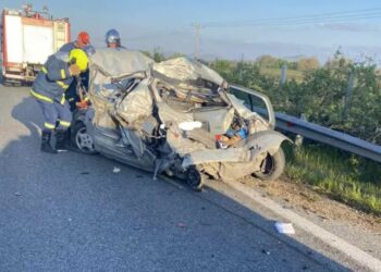 Τραγωδία στην άσφαλτο: 38χρονος Λοχίας και 30χρονη τα θύματα του φονικού τροχαίου[Φωτογραφίες]