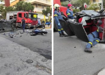 Φρικτό τροχαίο στον Άλιμο: Οδηγός μηχανής ανασύρθηκε νεκρός μέσα από το Smart με το οποίο είχε συγκρουστεί!