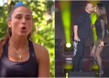 Φρίκαρε η Ασημίνα: Χαμός με Δάντη – Γιαγκούση, φιλήθηκαν στο στόμα στον αέρα του J2US[video]