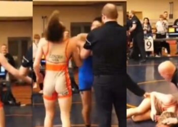 Nεαρός παλαιστής ηττήθηκε και τη στιγμή της χειραψίας βρήκε την ευκαιρία να σακατέψει τον αντίπαλο (video)