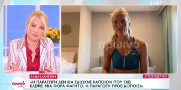 Alldaynews.gr Survivor – Ελένη Χαμπέρη: «Είναι άδικο να έχει ταπεράκια»