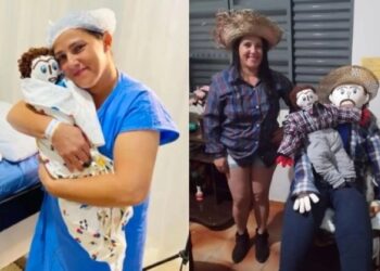 Η γυναίκα που «παντρεύτηκε» πάνινη κούκλα δηλώνει έγκυος στο δεύτερο παιδί τους: «Θα σώσει τον γάμο μας»