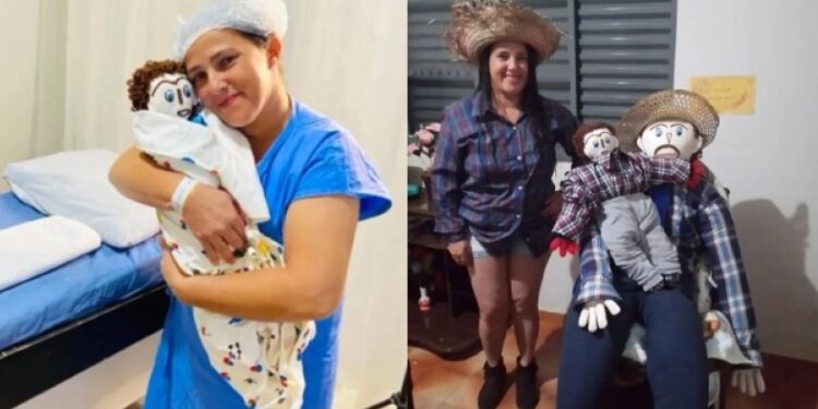 Η γυναίκα που «παντρεύτηκε» πάνινη κούκλα δηλώνει έγκυος στο δεύτερο παιδί τους: «Θα σώσει τον γάμο μας»