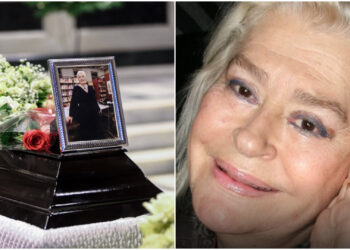 Κατερίνα Χέλμη: Θρήνος στο τελευταίο αντίο στη σπουδαία ηθοποιό[Φωτογραφίες]